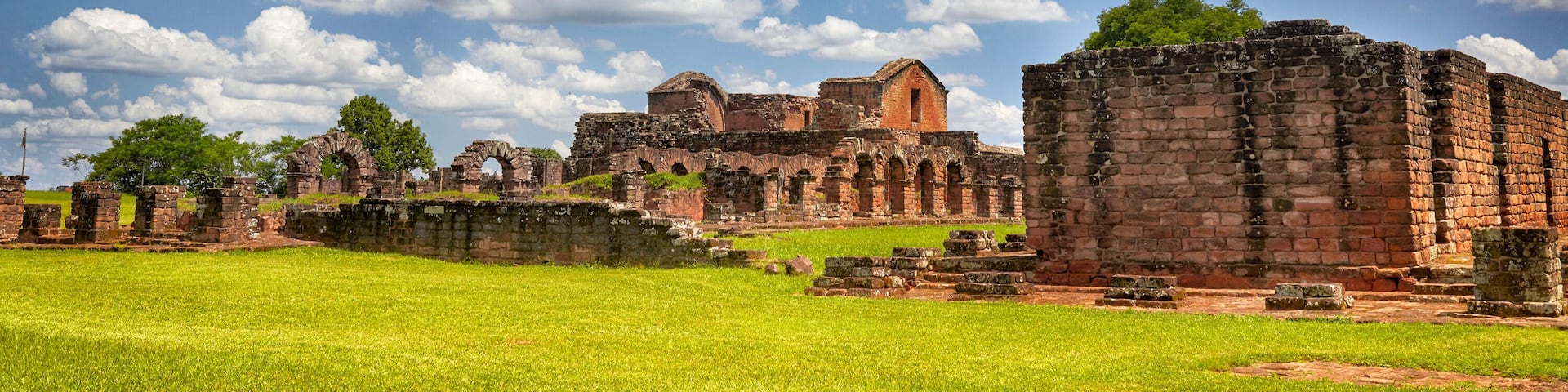 Ruins of the Jesuit Guarani reduction La Santisima Trinidad de
