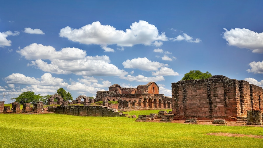 Ruins of the Jesuit Guarani reduction La Santisima Trinidad de