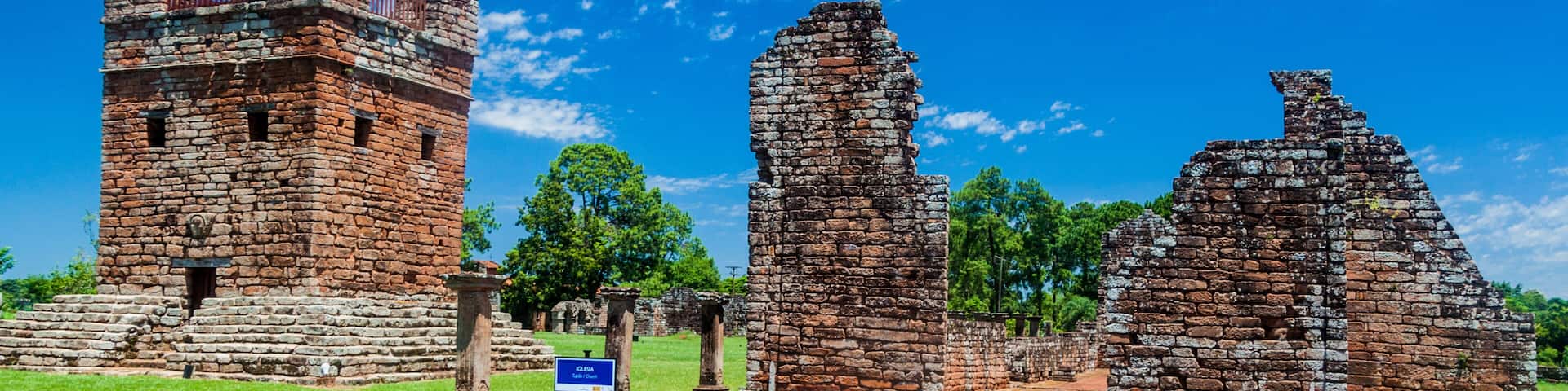 Jesuit mission ruins in Trinidad, Paraguay