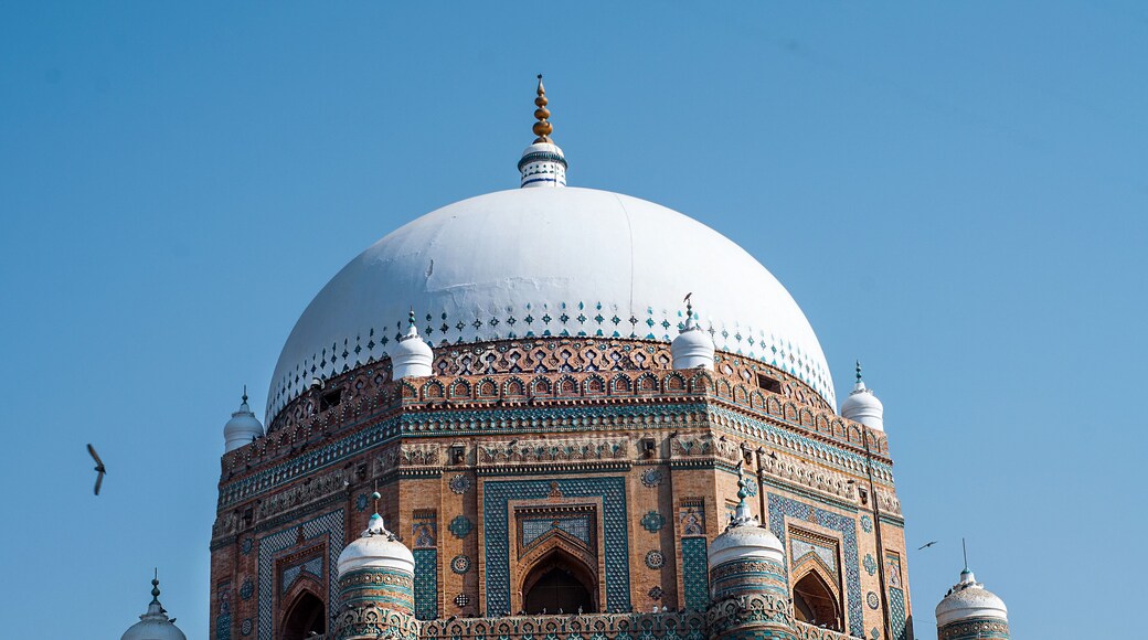 A dome of the tomb in the Multan