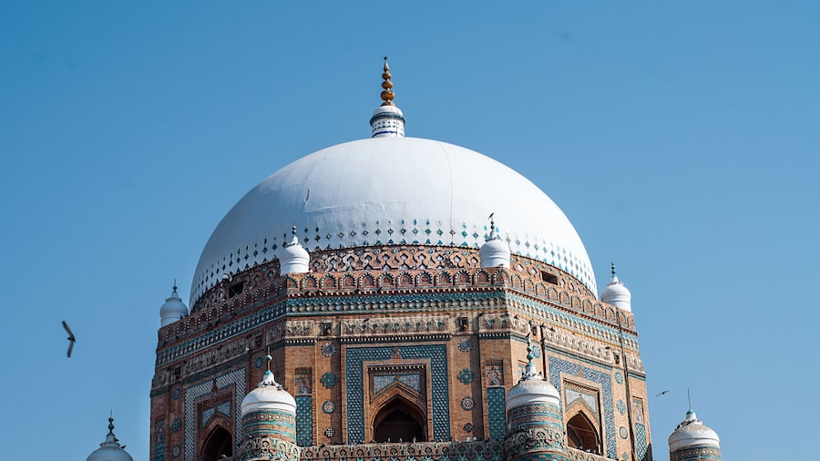 A dome of the tomb in the Multan
