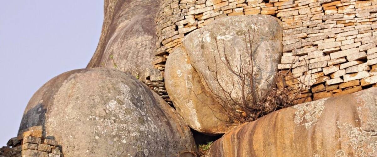 Close to the small city Masvingo in Zimbabwe you find the origin to the name Zimbabwe got in 1980. The name was already used by african nationalists around 1960 as a possible name for the country the day they got their freedom. The name comes from shona language and means ruins. In 1986 this amazing place was proclaimed a Unesco World Heritage Site. This is an amazing place and a must visit if you are in Zimbabwe.
Read more at: http://www.travelwithallsenses.com/great-zimbabwe-unesco-world-heritage-site/