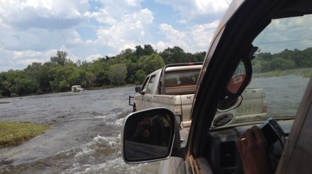 Crossing the kafue river