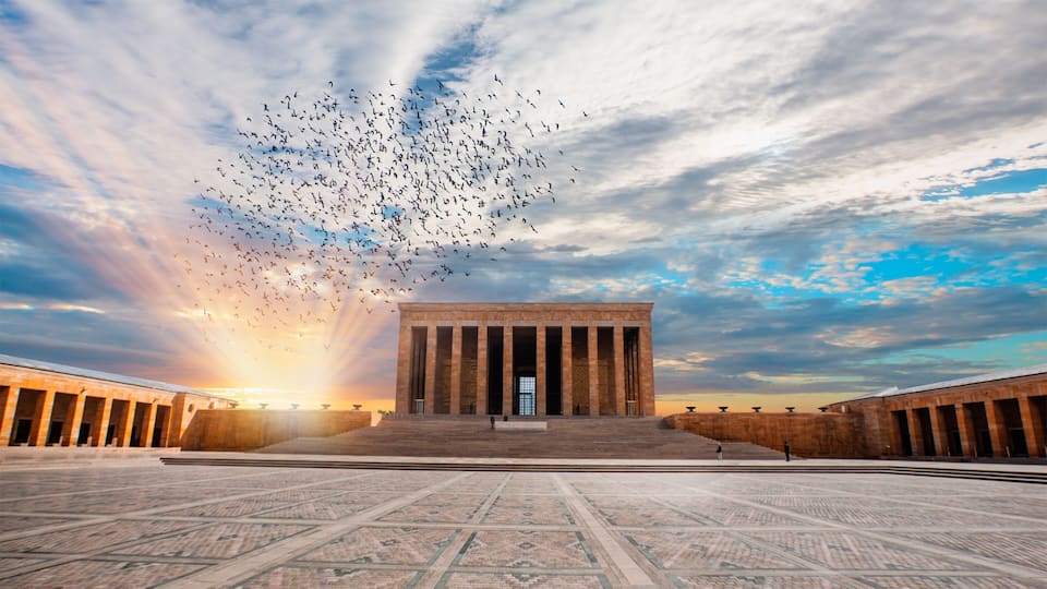 Anitkabir - Mausoleum of Ataturk, Ankara Turkey