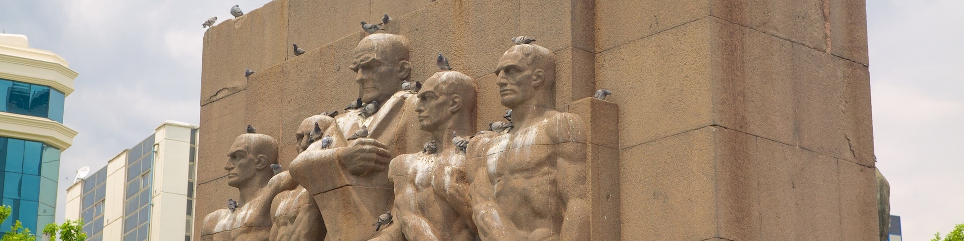 Kizilay Square showing a monument