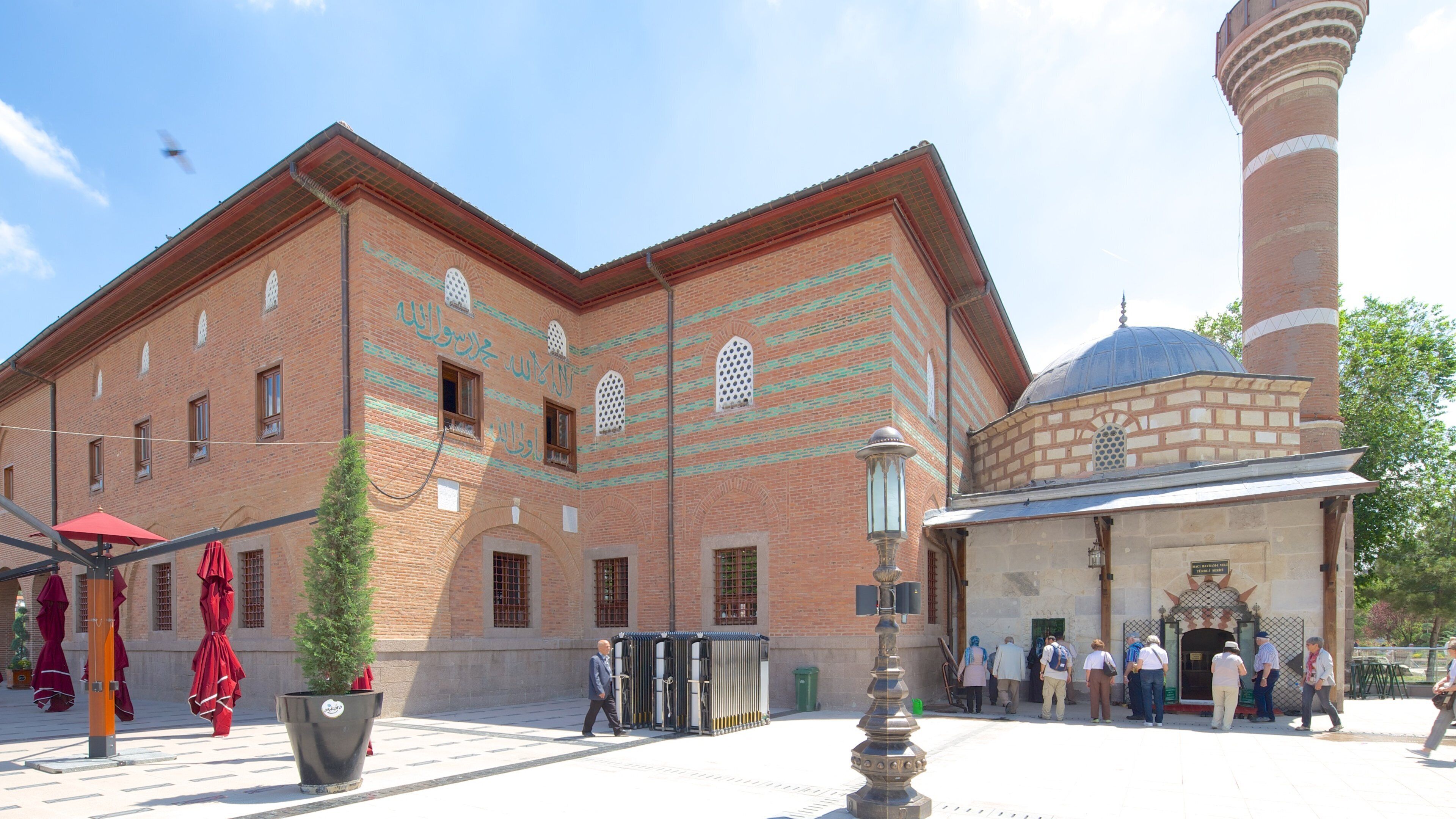 Haci Bayram Mosque showing a mosque and religious elements