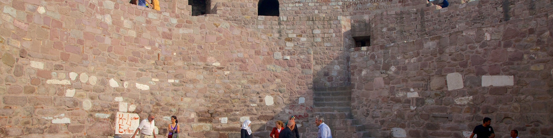 Ankara Citadel featuring a square or plaza, heritage architecture and chateau or palace