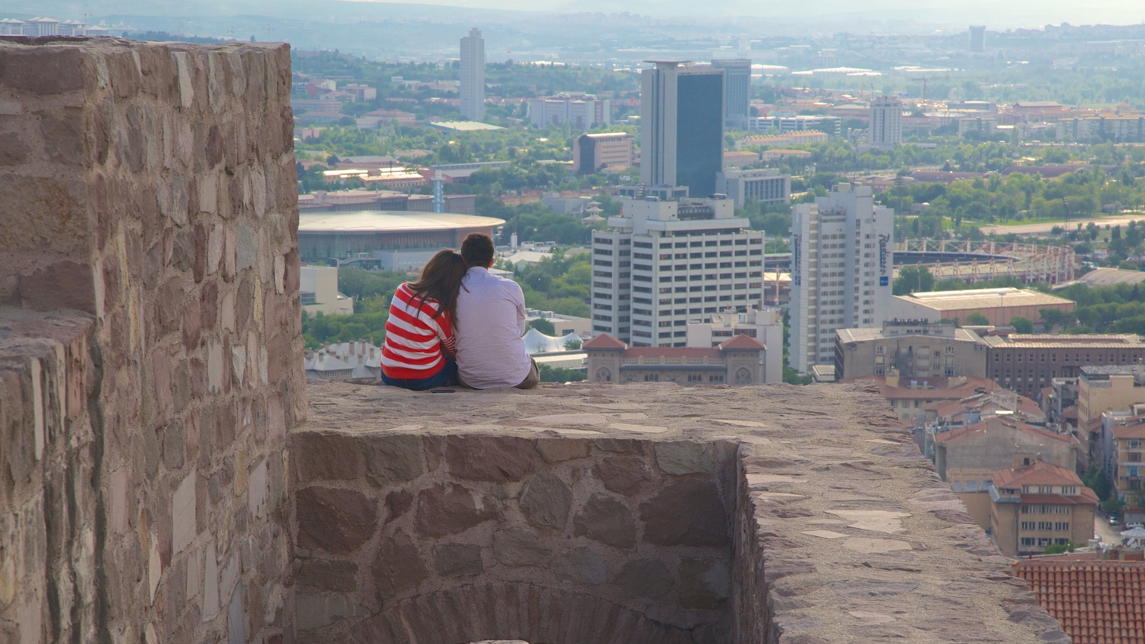Ankara which includes a skyscraper, views and a city