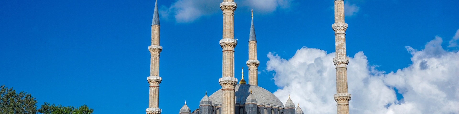 Panoramic view of Selimiye Mosque, Edirne