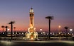 Clock tower of Izmir at sunset, Turkey