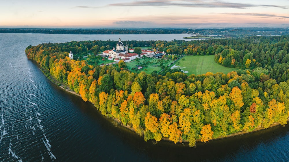 Pazaislis Monastery in Kaunas, Lithuania