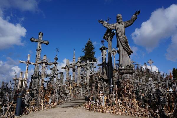 You've never seen anything like this maze of crosses.