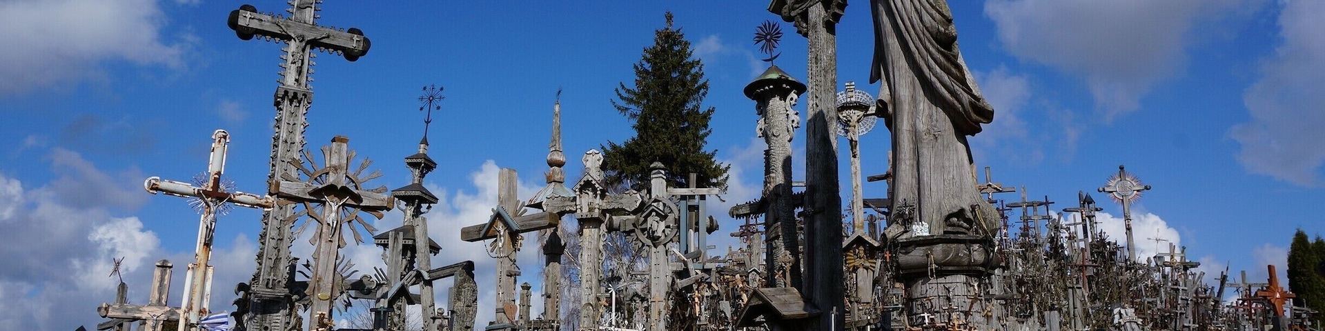 You've never seen anything like this maze of crosses.