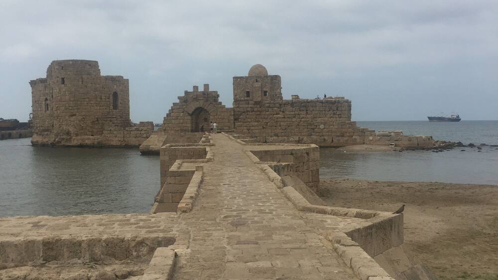 Beautiful fishing fort from the biblical era.