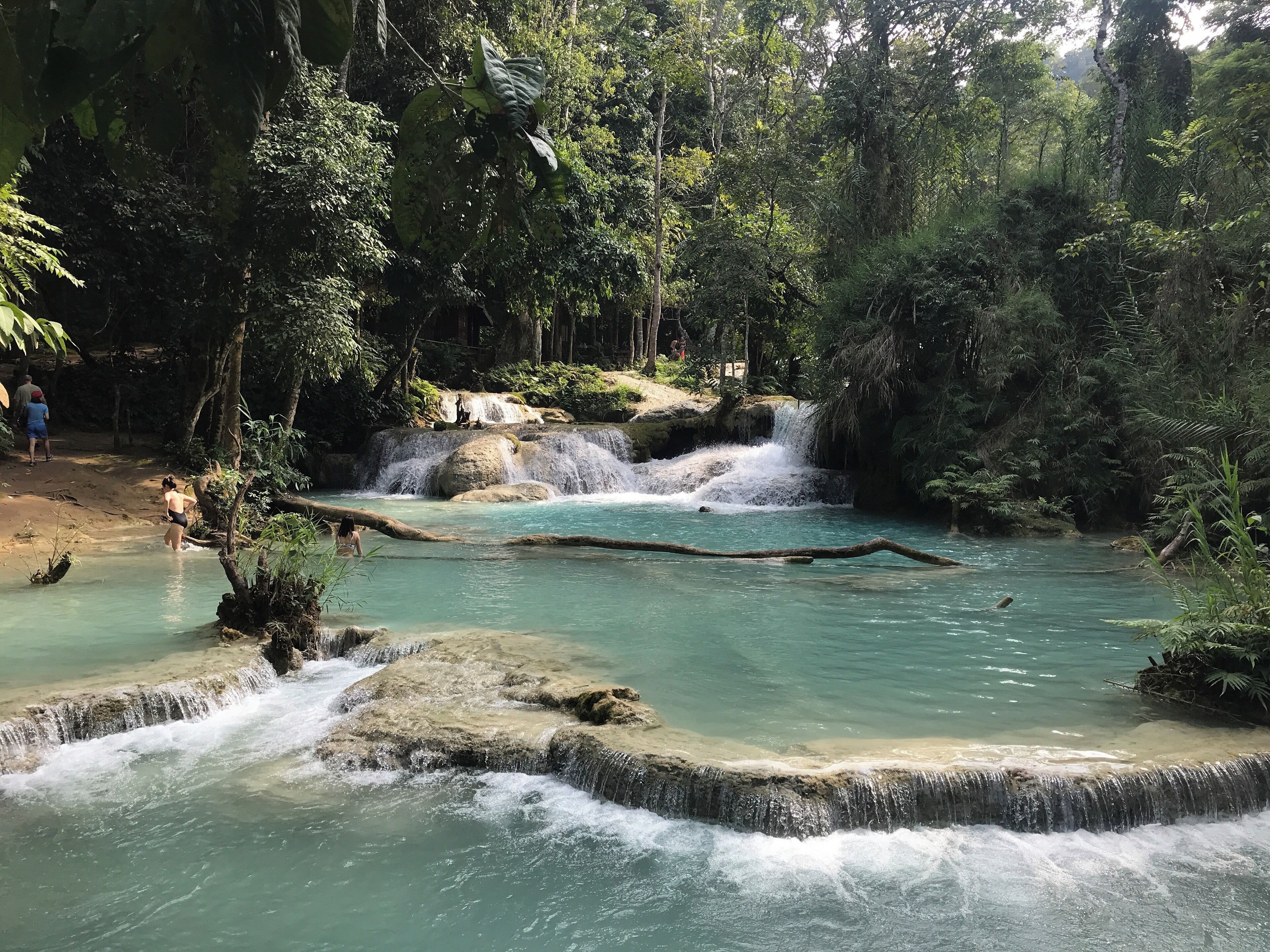 More of the beautiful green water. It’s cold to swim in!