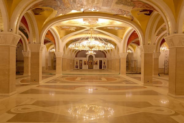 Saint Sava Cathedral showing heritage elements and interior views