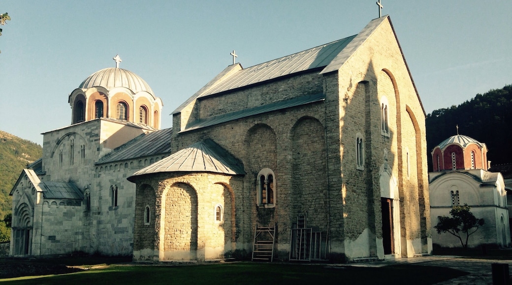This Monestary lies in the mountains of Serbia