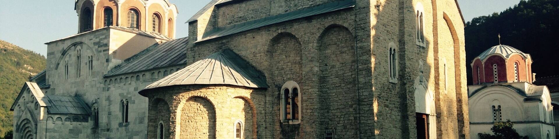 This Monestary lies in the mountains of Serbia