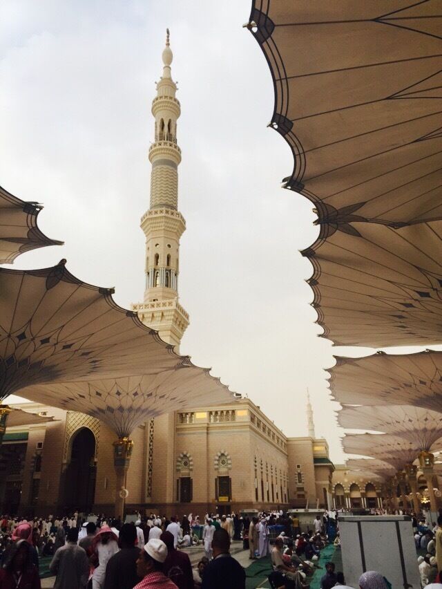 People from all over the world seek the blessings during the month of Ramadan at the mosque of the Prophet Mohammad, peace be upon him.