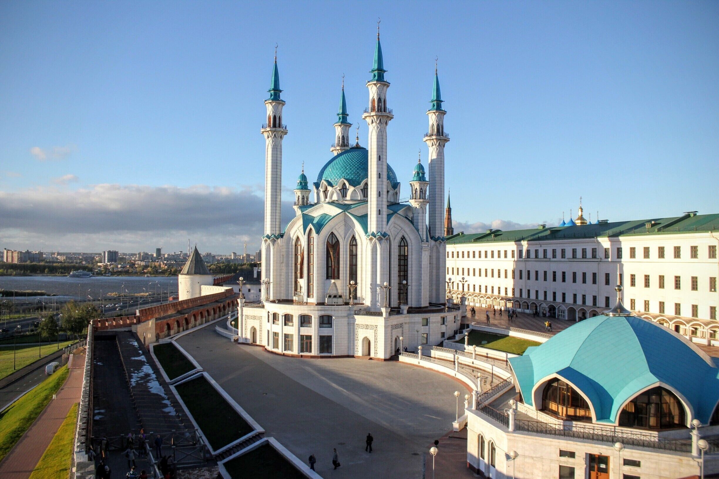 Just inside the Kazan's kremlin walls, you'll find this beautiful mosque.