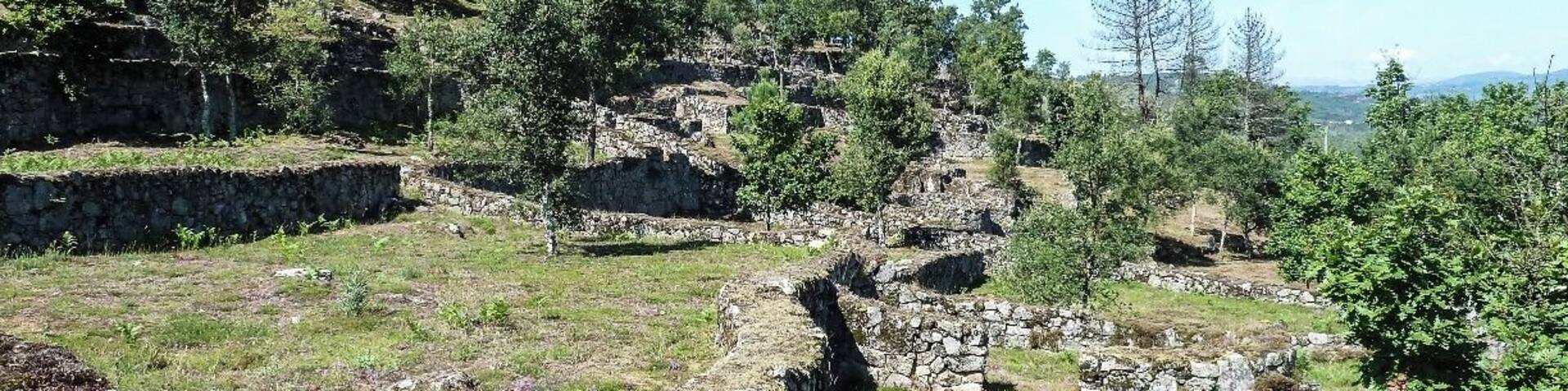 Citânia de Briteiros, a large compound of archaeological ruins of an important proto-historic settlement, which was first inhabited more than 2000 years ago, in the Iron Age.
You can read more of the history here: http://imoutoftheoffice.com/citania-de-briteiros-the-proto-historic-settlement/