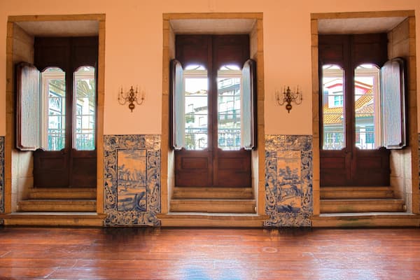 Palácio dos Biscainhos welches beinhaltet Palast oder Schloss, historische Architektur und Innenansichten