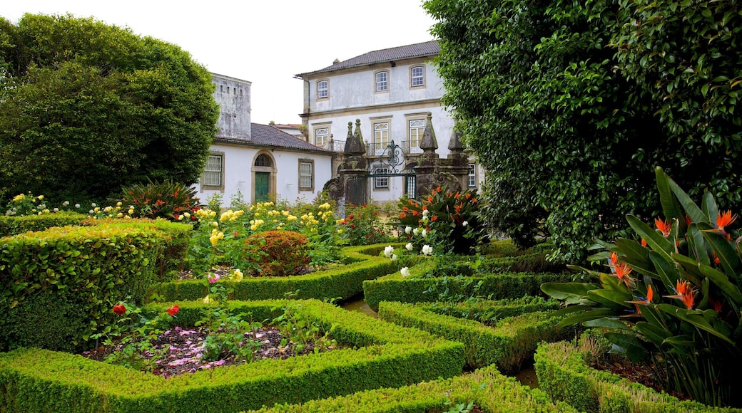 Palacio dos Biscainhos featuring a garden