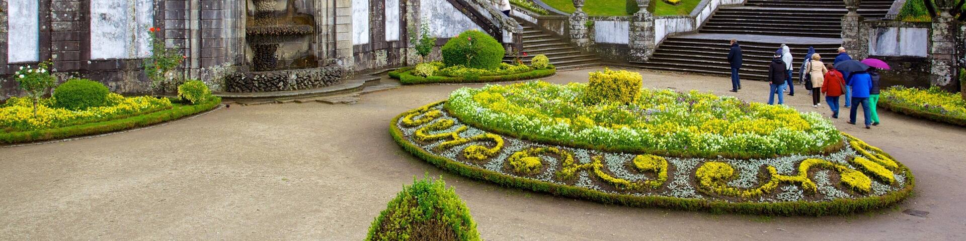 Bom Jesus do Monte caracterizando um castelo e um parque