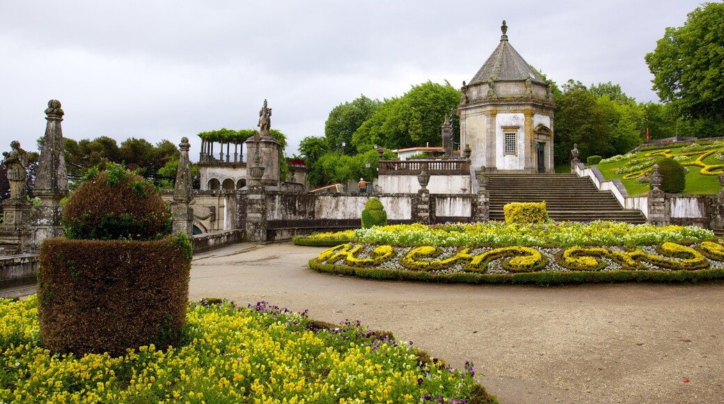 Bom Jesus do Monte som inkluderer kirke eller katedral og park
