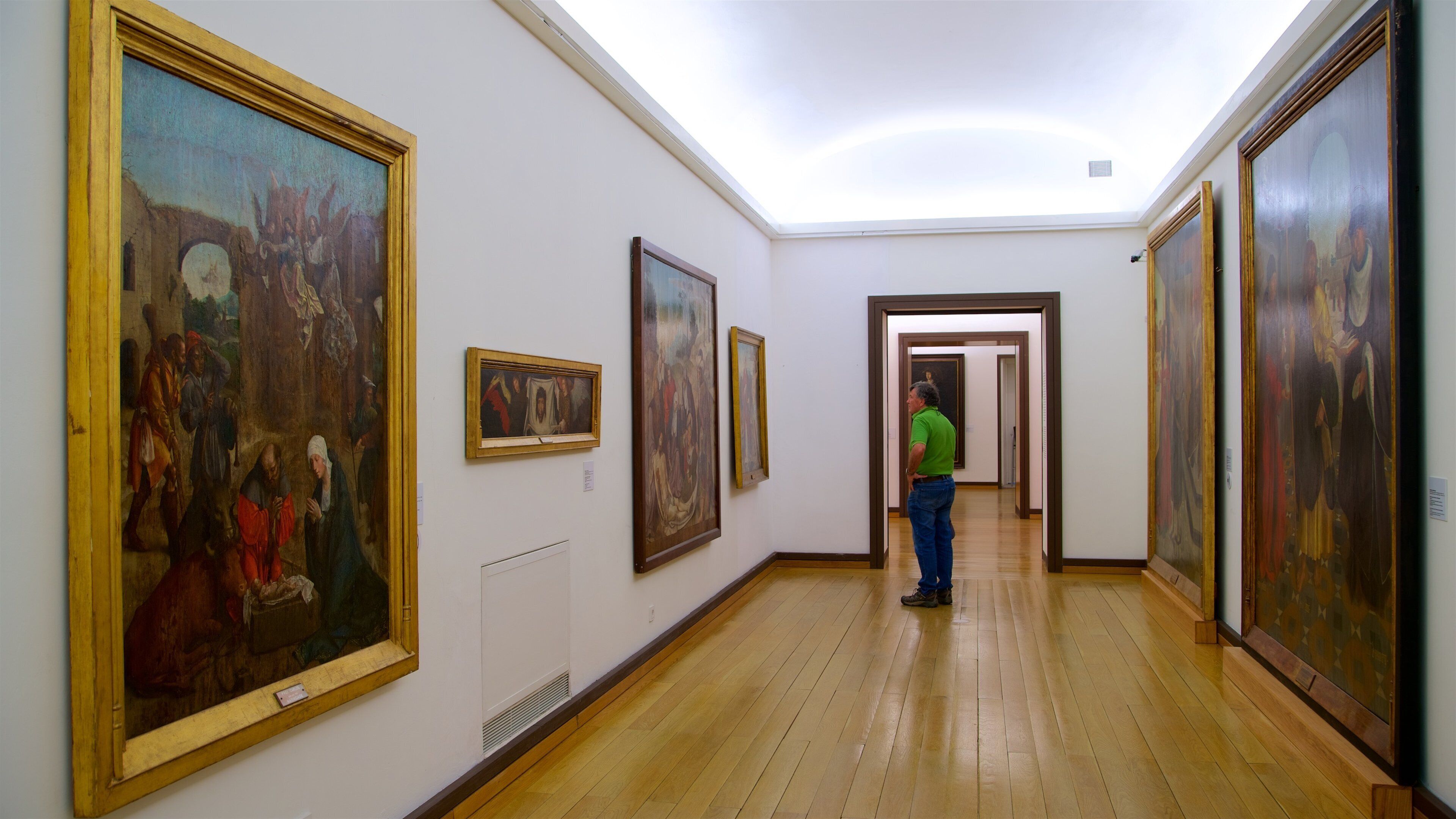 Evora Museum montrant art et vues intérieures aussi bien que homme