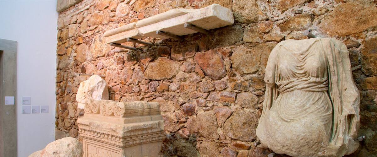 Evora Museum featuring interior views and heritage elements