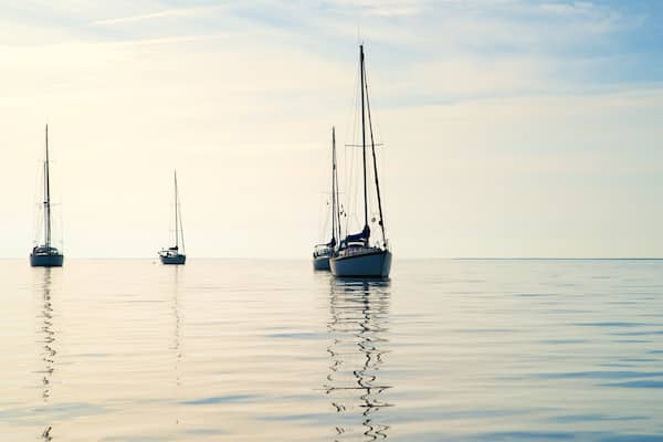 Ria Formosa Natural Park which includes general coastal views and a sunset