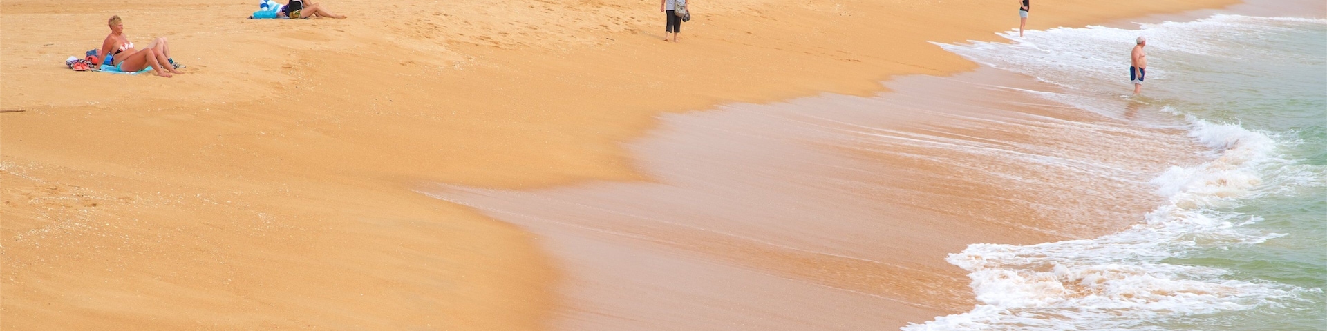 Marina Beach featuring general coastal views, a coastal town and a beach