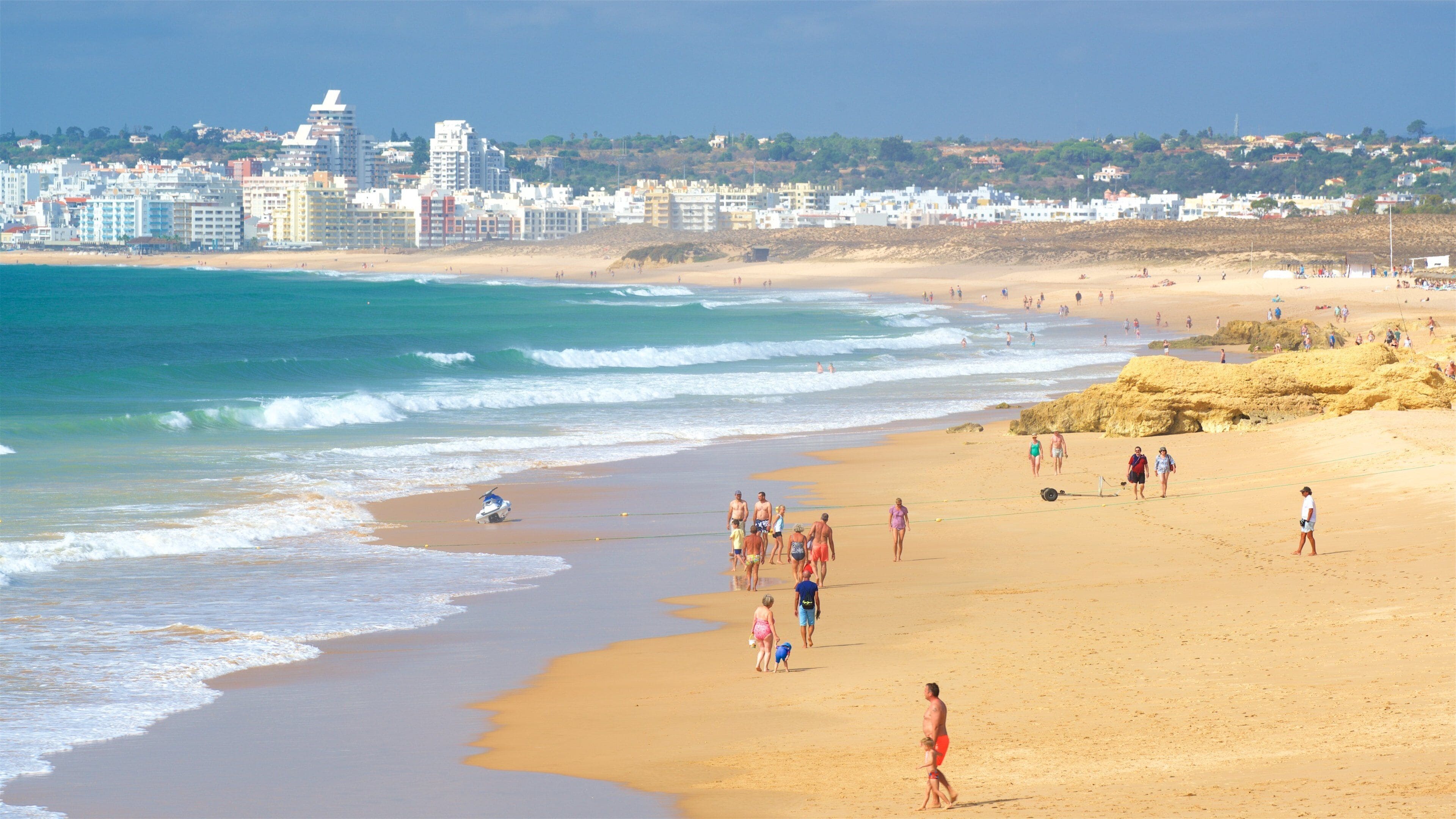 Gale Beach showing general coastal views, waves and a sandy beach