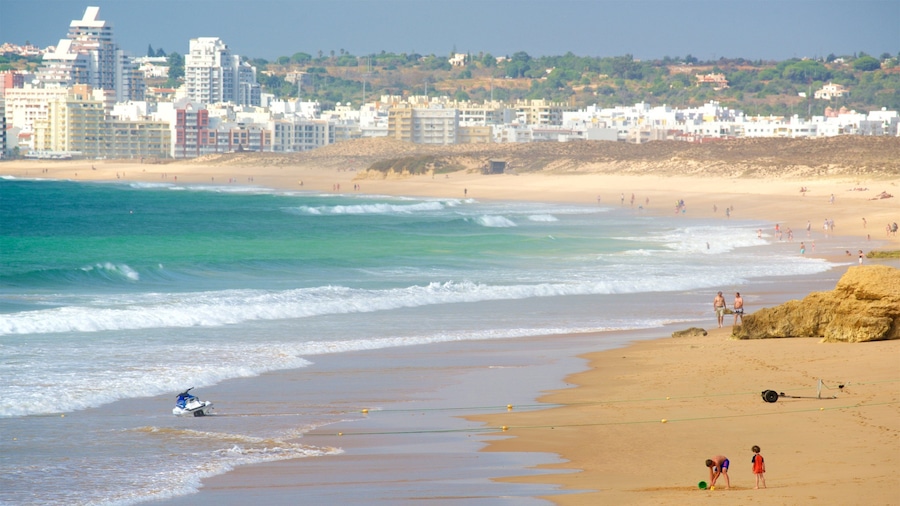 Gale Beach which includes general coastal views, a coastal town and a beach