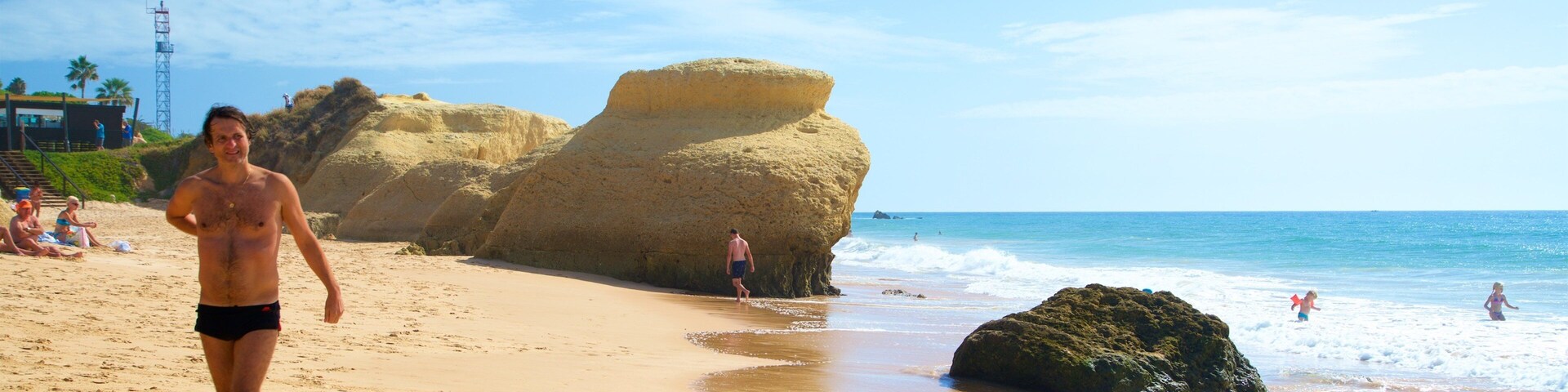 Gale Beach featuring general coastal views, rugged coastline and a beach