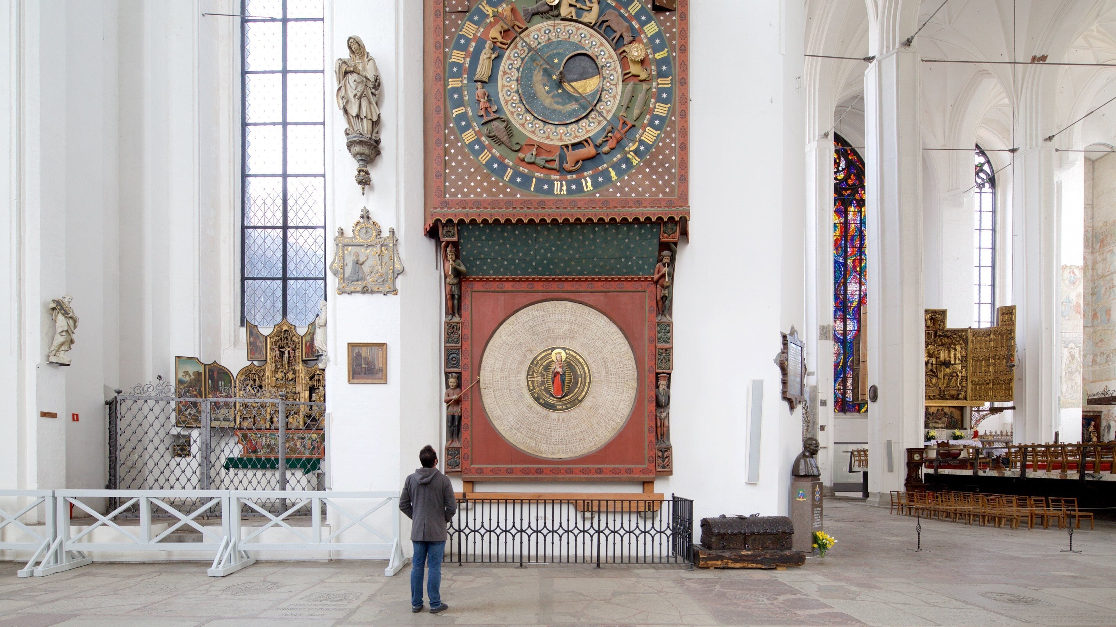 St. Mary\'s Church which includes a church or cathedral and interior views as well as an individual male