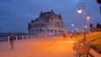 Constanta Casino which includes night scenes