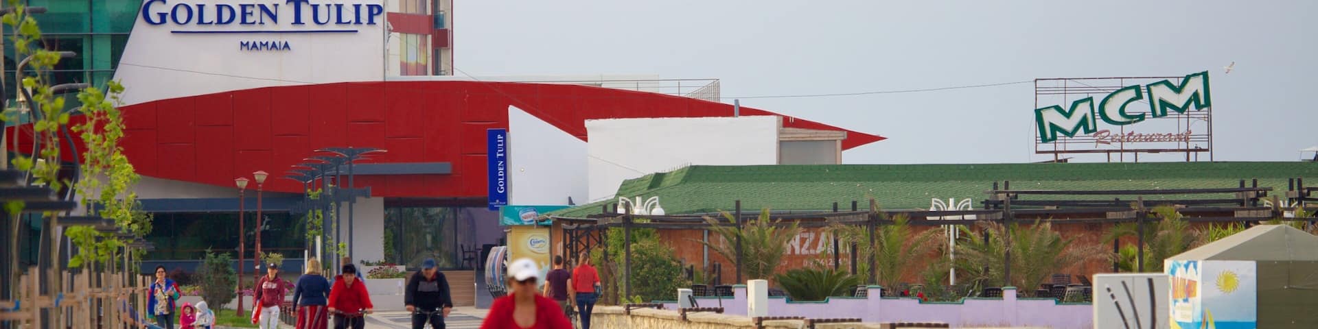 Mamaia Beach qui includes vélo