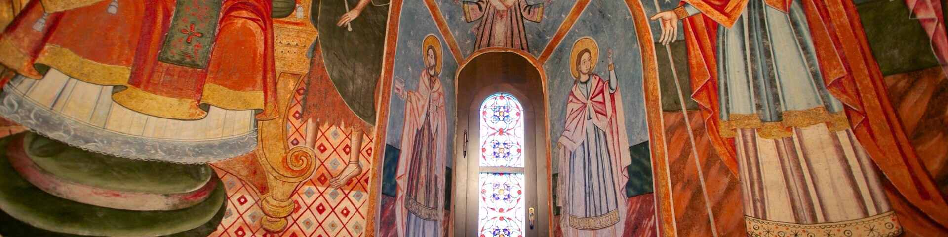 Sinaia Monastery which includes religious elements, a church or cathedral and interior views