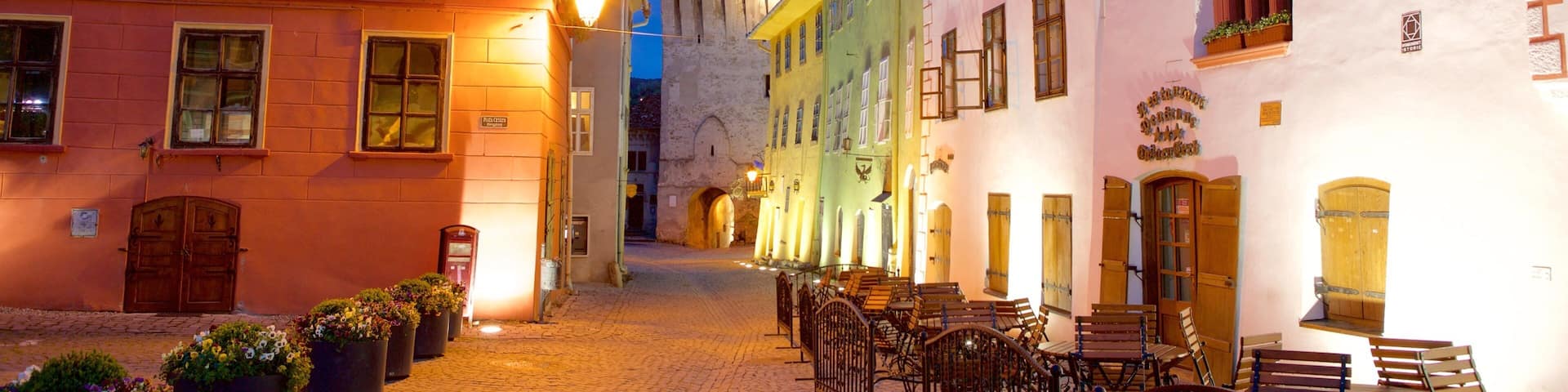 Clock Tower showing heritage architecture and night scenes