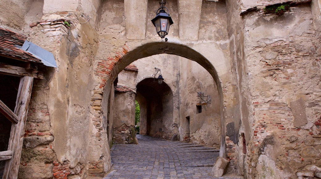 Clock Tower which includes building ruins