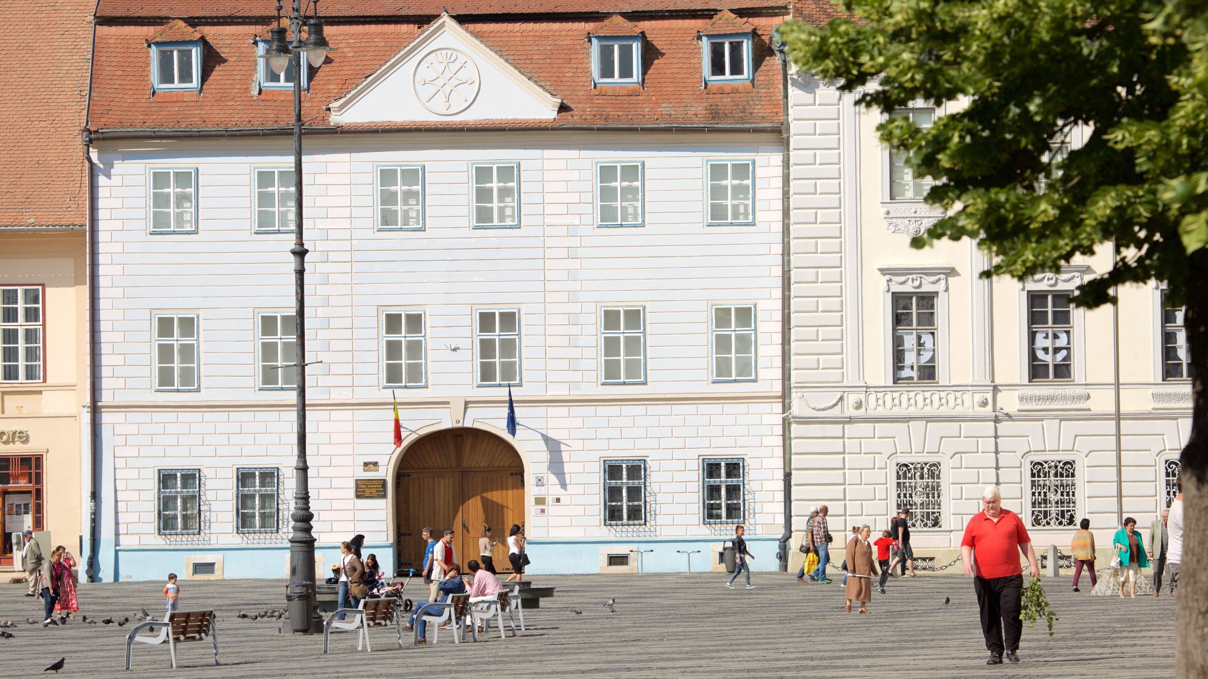 Piata Mare showing heritage architecture