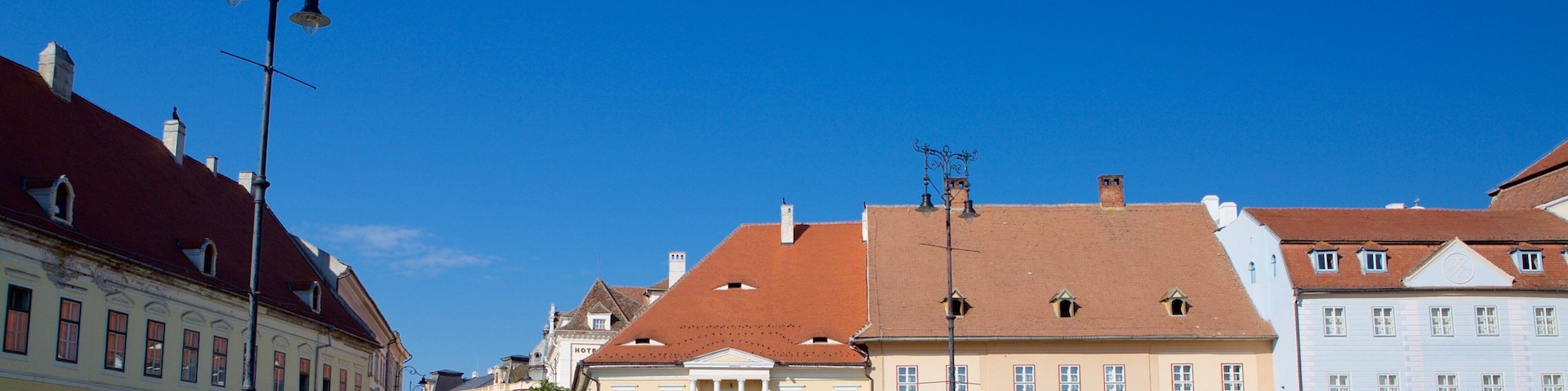 PiaĆŁa Mare welches beinhaltet Platz oder Plaza