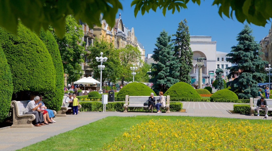 Victory Square which includes a park