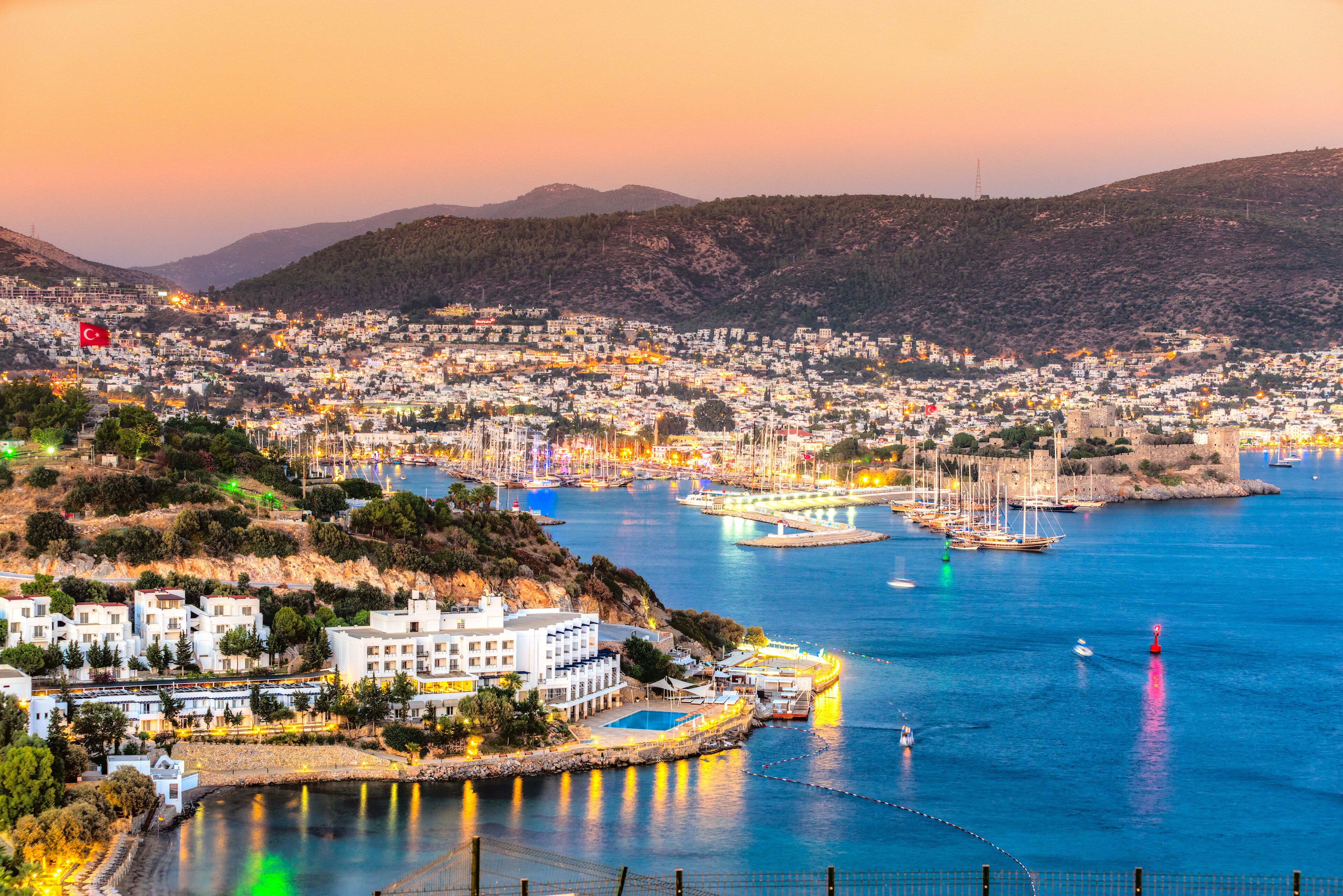 Bodrum Castle and Marina, Turkey