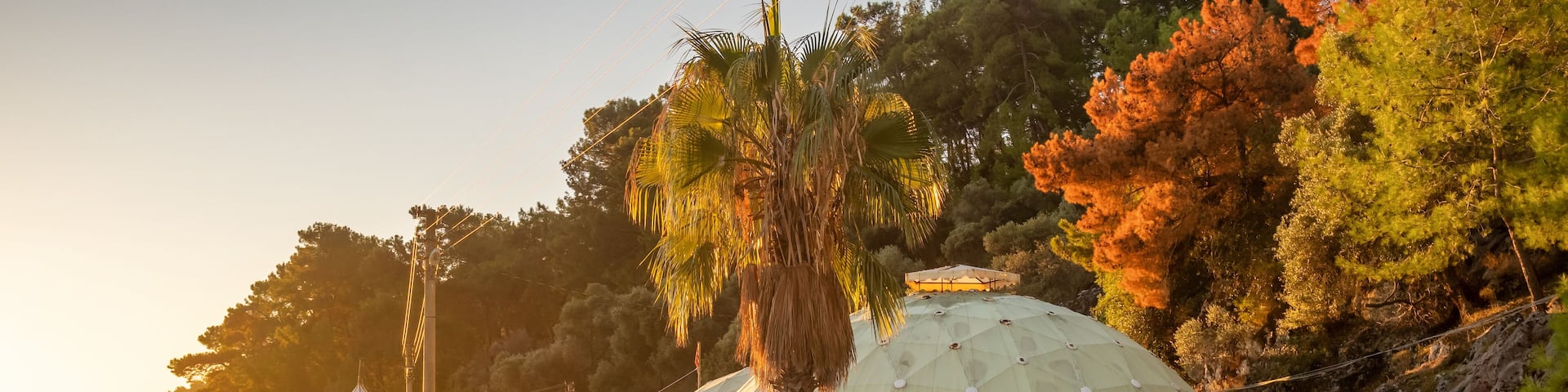 Sultaniye Kaplicalari hot springs and Mud Baths in Koycegiz, Mugla province, Turkey.