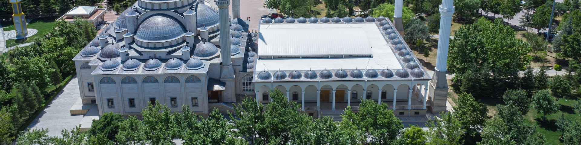 Konya Selcuk University Campus Mosque Drone Photos
