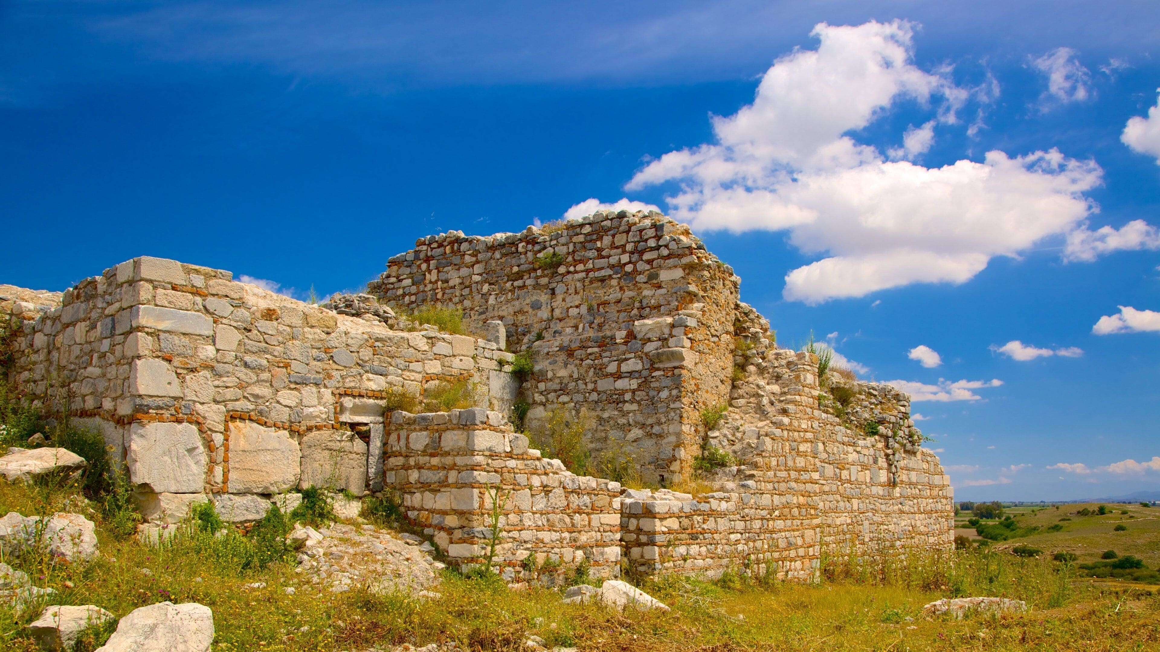 Miletus-ruinene som viser bygningsruiner