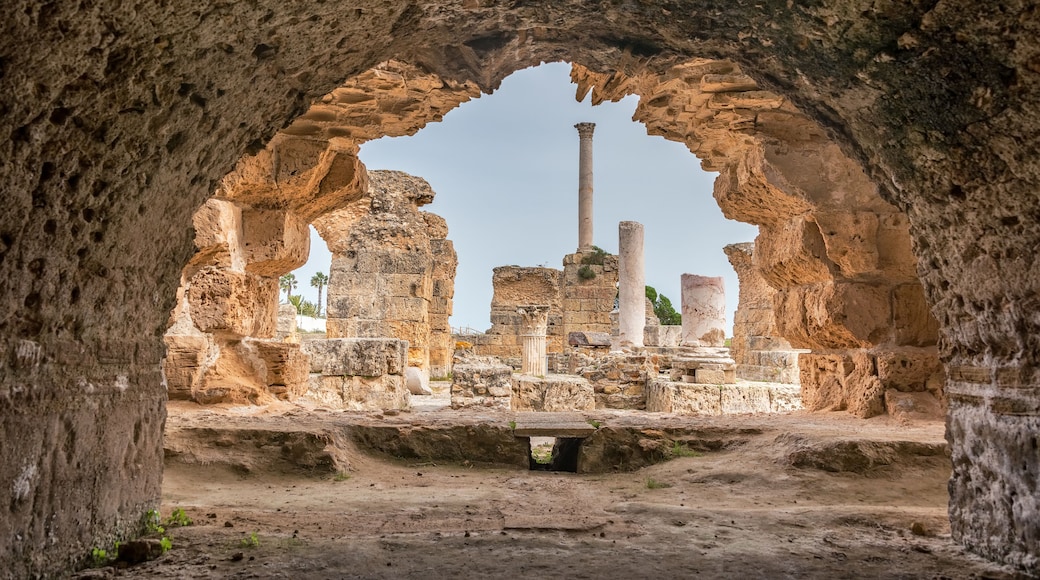 Antonine Baths in Carthage, Tunisia